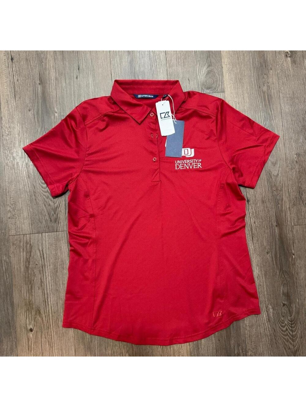 Cutter & Buck red University of Denver polo shirt #golf #preppy